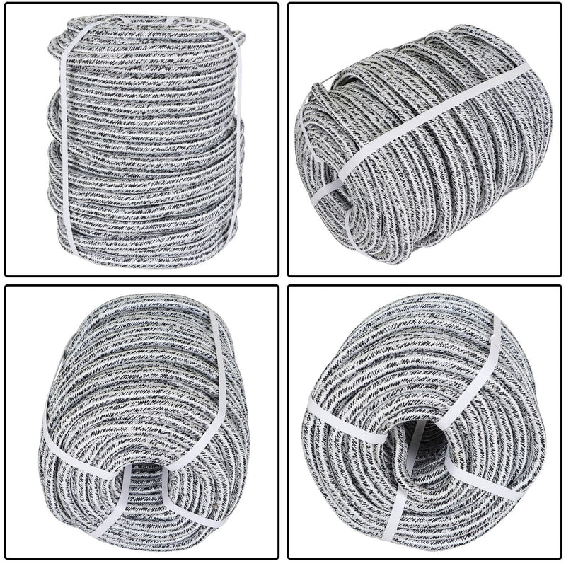 DURAFORCE 24 Strand Braid Polyester Rope 16000Lbs 5/8" × 200' Arborist Tree Rope