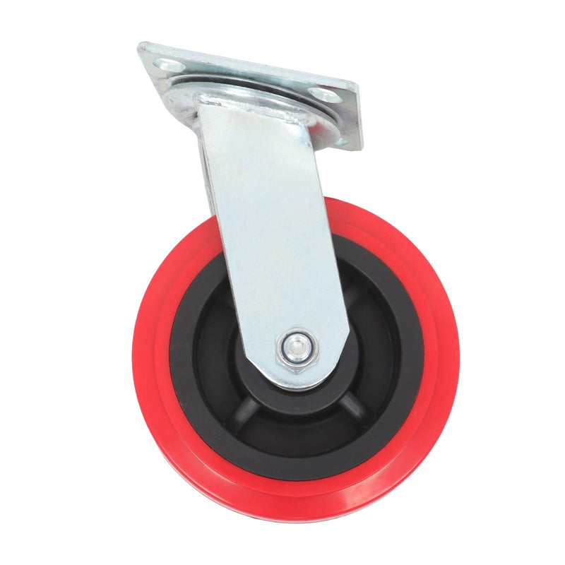 DURAFORCE 4 Pack 6 Inch Heavy Duty Swivel Caster Wheels Polyurethane 4000Lbs Load Capacity