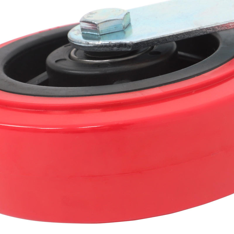 DURAFORCE 4 Pack 6 Inch Heavy Duty Swivel Caster Wheels Polyurethane 4000Lbs Load Capacity