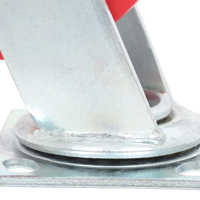 DURAFORCE 4 Pack 6 Inch Heavy Duty Swivel Caster Wheels Polyurethane 4000Lbs Load Capacity