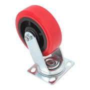DURAFORCE 4 Pack 6 Inch Heavy Duty Swivel Caster Wheels Polyurethane 4000Lbs Load Capacity
