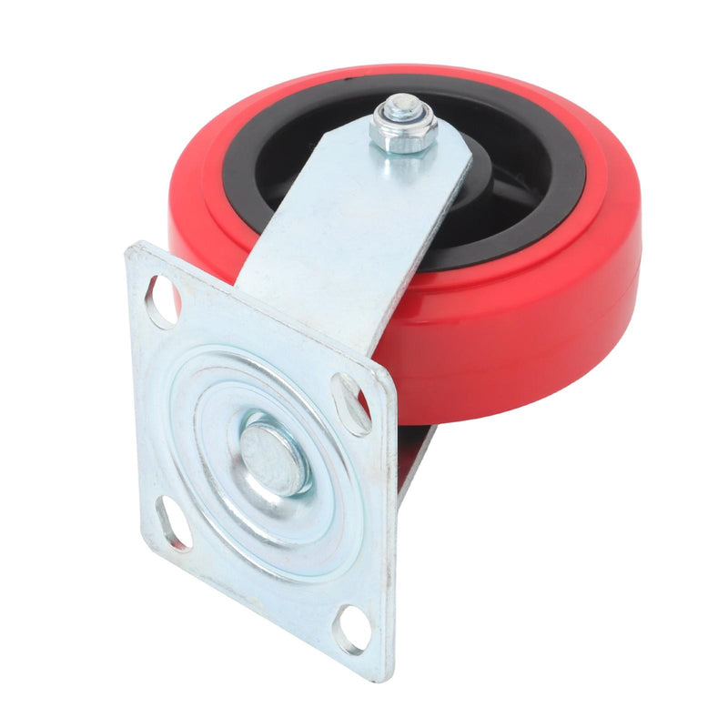 DURAFORCE 4 Pack 6 Inch Heavy Duty Swivel Caster Wheels Polyurethane 4000Lbs Load Capacity