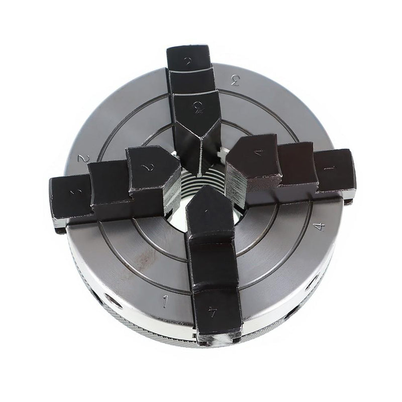 DURAFORCE 3" 4Jaw Reversible Chuck For All Wood Lathes With 1-Inch By 8 TPI Spindles