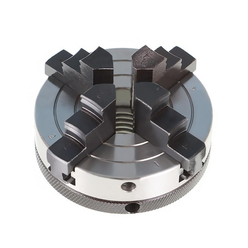 DURAFORCE 3" 4Jaw Reversible Chuck For All Wood Lathes With 1-Inch By 8 TPI Spindles