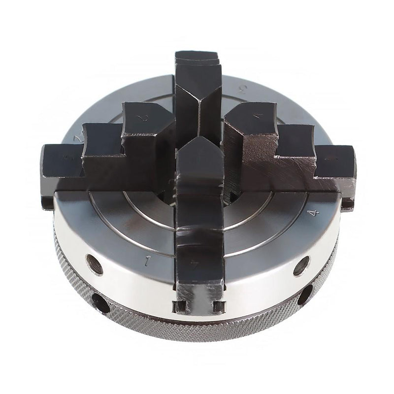 DURAFORCE 3" 4Jaw Reversible Chuck For All Wood Lathes With 1-Inch By 8 TPI Spindles