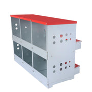 DURAFORCE Heavy Chicken Nest Box 6 Hole Nest Box For Chicken-Easy Egg Collection Roll Away