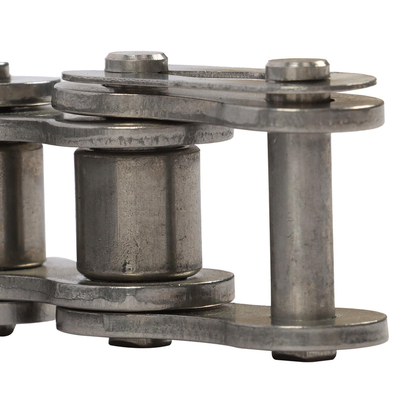 DURAFORCE Stainless Steel #60SS Roller Chain x 10 feet + 2 Connecting Links