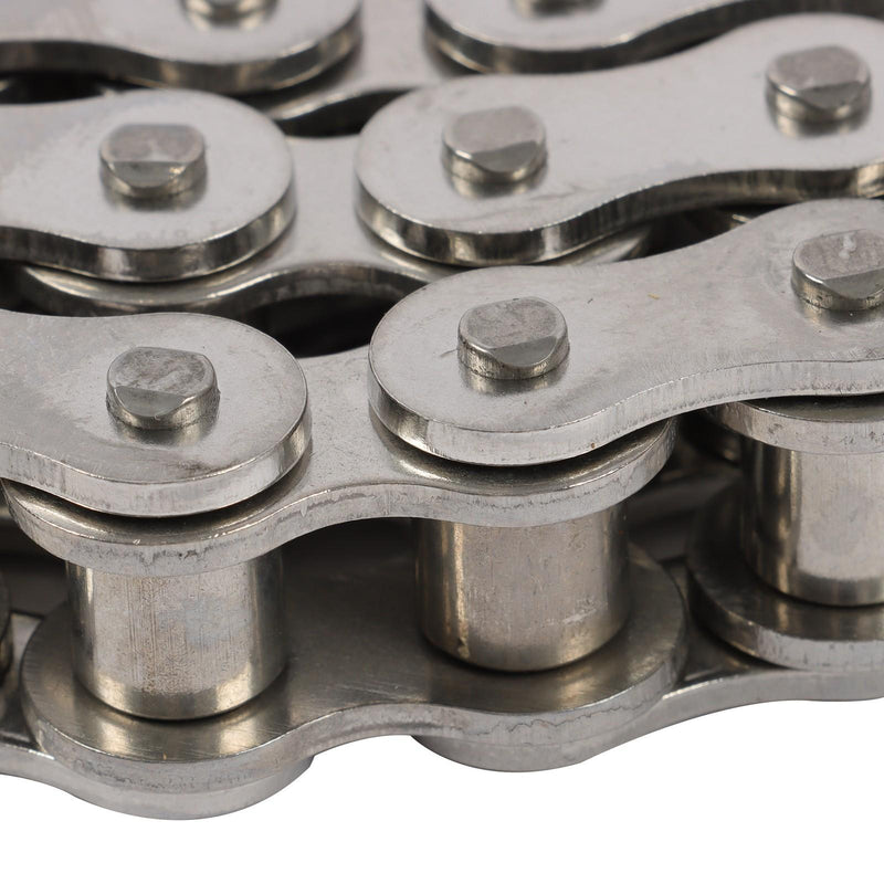 DURAFORCE Stainless Steel #60SS Roller Chain x 10 feet + 2 Connecting Links