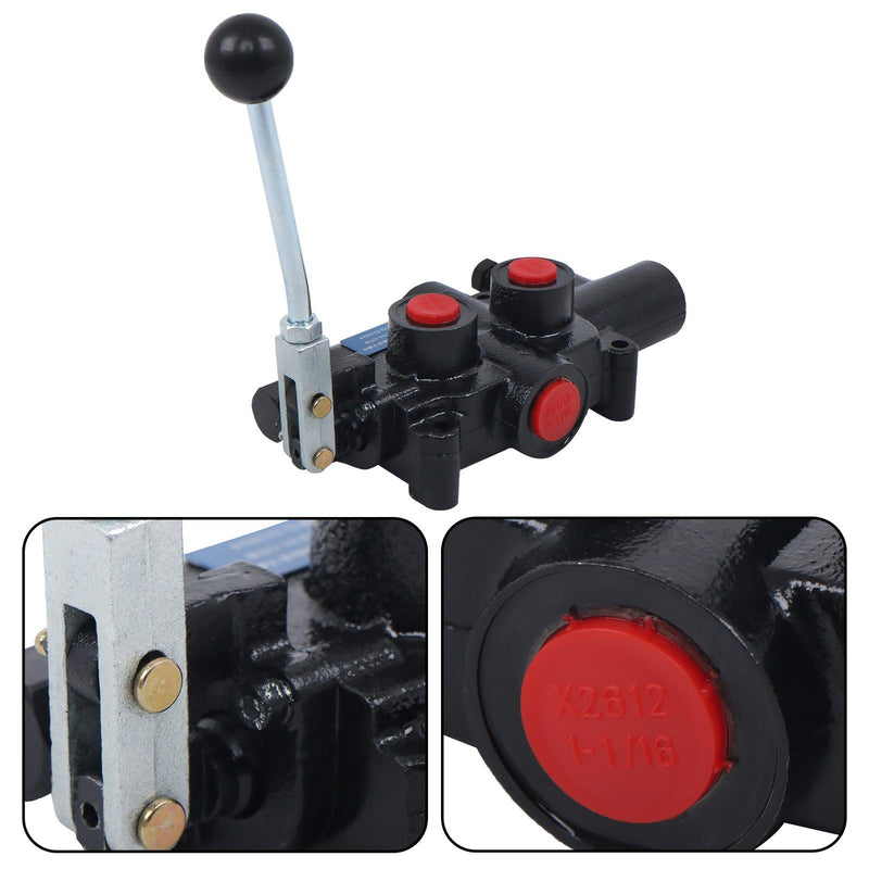 DURAFORCE 1 Spool 21 GPM Hydraulic Log Splitter Control Valve High Speed w/Detent NEW