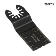DURAFORCE 200 Pcs Oscillating Saw Blades for Wood Plastic, Quick Release Multi Tool Blades