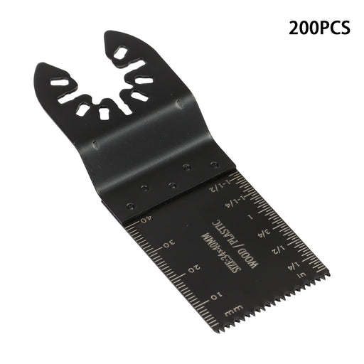 DURAFORCE 200 Pcs Oscillating Saw Blades for Wood Plastic, Quick Release Multi Tool Blades