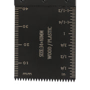 DURAFORCE 200 Pcs Oscillating Saw Blades for Wood Plastic, Quick Release Multi Tool Blades