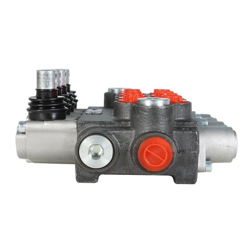 DURAFORCE Hydraulic Directional Control Valve 4 Spool 11GPM BSPP With Conversion Plug
