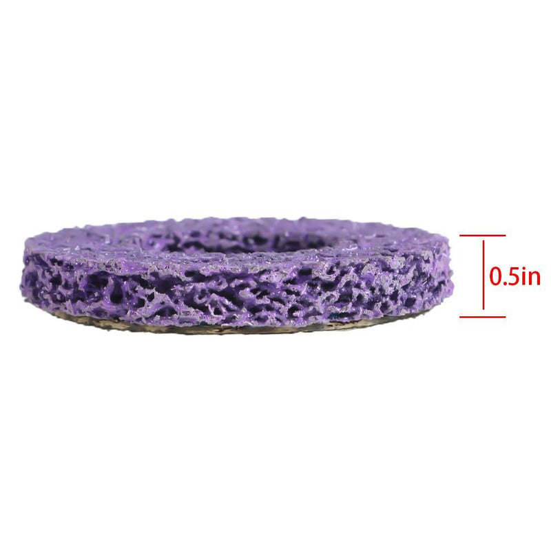DURAFORCE 30 Pack 4" Poly Strip Disc Wheel For Angle Grinder Paint Rust Removal Clean