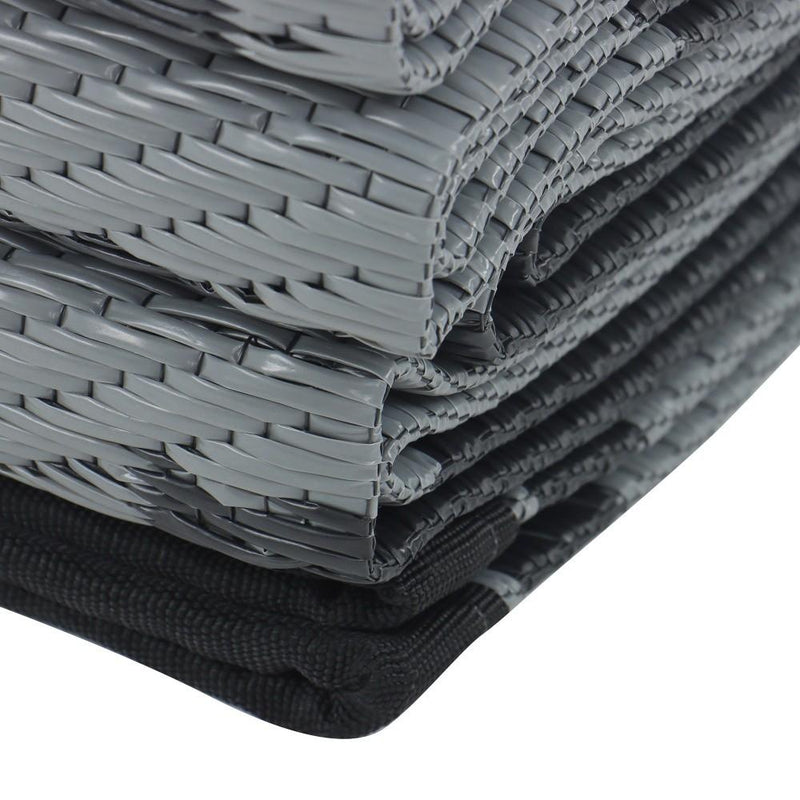 DURAFORCE 9x12 ft Waterproof Outdoor Rug Outdoor Plastic Straw Rug For Camping RV Deck