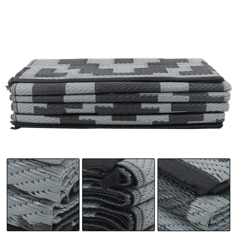 DURAFORCE 9x12 ft Waterproof Outdoor Rug Outdoor Plastic Straw Rug For Camping RV Deck