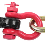 DURAFORCE 2 X 2Ton 3" Snatch Block w/2' Tow Chain Anchor Wrecker Flatbed Truck Car Carrier