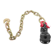 DURAFORCE 2 X 2Ton 3" Snatch Block w/2' Tow Chain Anchor Wrecker Flatbed Truck Car Carrier