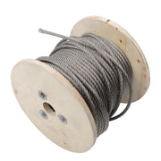 DURAFORCE 1/4Inch x 200ft Stainless Steel Cable 7x19 Strands T304 Wire Rope 6400 lbs Load