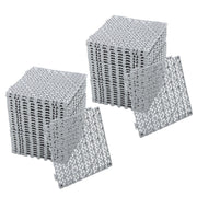 DURAFORCE Interlocking Drainage Floor Mat 12"x 12" PVC Non-Slip Floor Tiles 50 Pack Gray