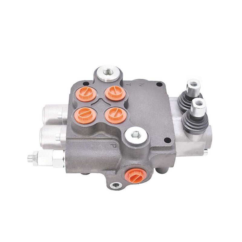 DURAFORCE 21 GPM 3600 PSI SAE Ports 2 Spool Double Acting Hydraulic Control Valve
