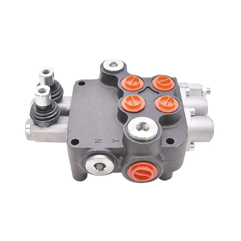 DURAFORCE 21 GPM 3600 PSI SAE Ports 2 Spool Double Acting Hydraulic Control Valve