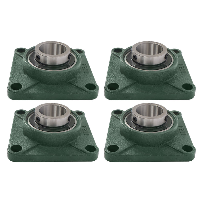 DURAFORCE UCF211-32 Pillow Block Bearing With 2" Bore Solid Base Self Alignment 4PCS