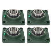 DURAFORCE UCF211-32 Pillow Block Bearing With 2" Bore Solid Base Self Alignment 4PCS