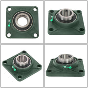 DURAFORCE UCF211-32 Pillow Block Bearing With 2" Bore Solid Base Self Alignment 4PCS