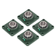 DURAFORCE UCF211-32 Pillow Block Bearing With 2" Bore Solid Base Self Alignment 4PCS