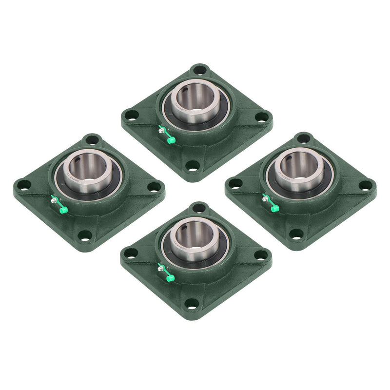 DURAFORCE UCF211-32 Pillow Block Bearing With 2" Bore Solid Base Self Alignment 4PCS