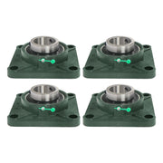 DURAFORCE UCF211-32 Pillow Block Bearing With 2" Bore Solid Base Self Alignment 4PCS