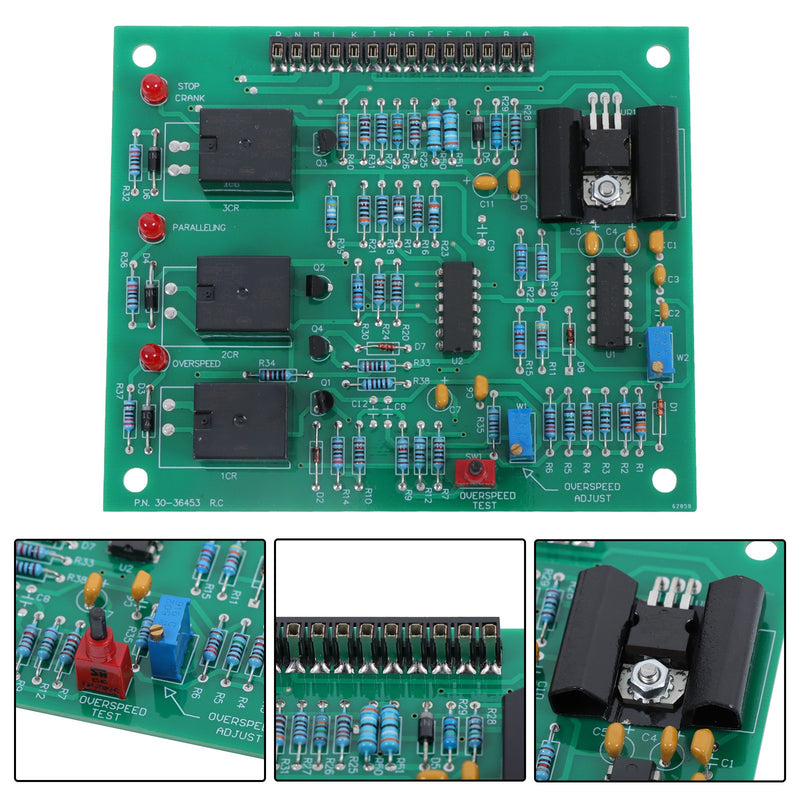 DURAFORCE 3036453 Circuit Control Board Generator For Cummins Overspeed Protection Board