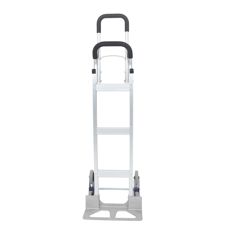 DURAFORCE 2 In 1 Hand Truck Stair Climber Aluminum 550Lb Double Handle Climbing Cart Dolly