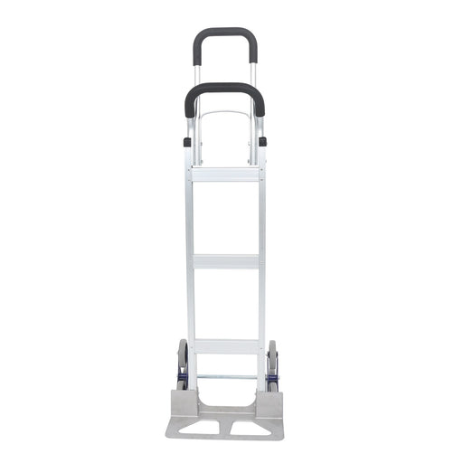 DURAFORCE 2 In 1 Hand Truck Stair Climber Aluminum 550Lb Double Handle Climbing Cart Dolly