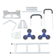 DURAFORCE 2 In 1 Hand Truck Stair Climber Aluminum 550Lb Double Handle Climbing Cart Dolly
