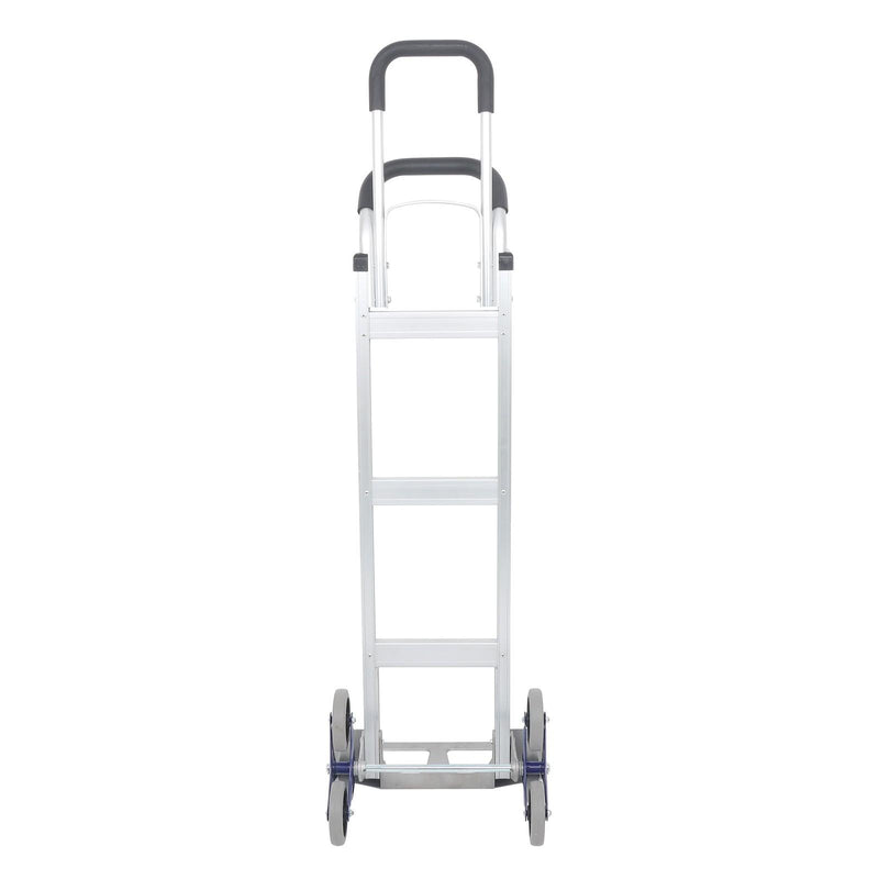 DURAFORCE 2 In 1 Hand Truck Stair Climber Aluminum 550Lb Double Handle Climbing Cart Dolly