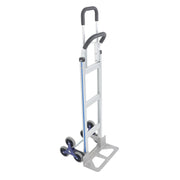 DURAFORCE 2 In 1 Hand Truck Stair Climber Aluminum 550Lb Double Handle Climbing Cart Dolly
