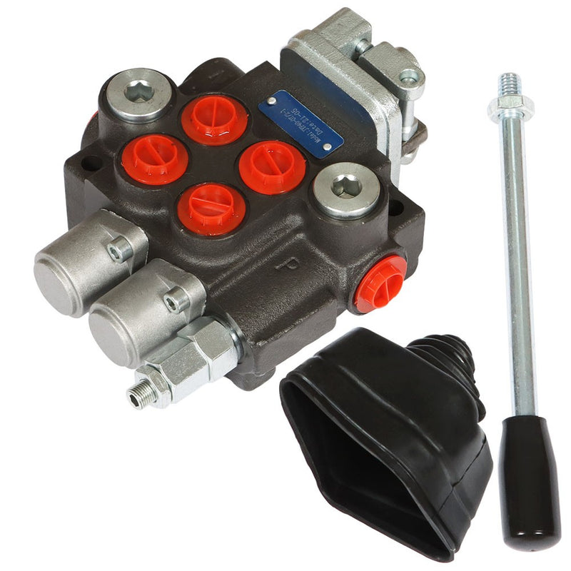 DURAFORCE Hydraulic Control Valve 2 Spool 11GPM Double Acting Tractor Loader With Joystick