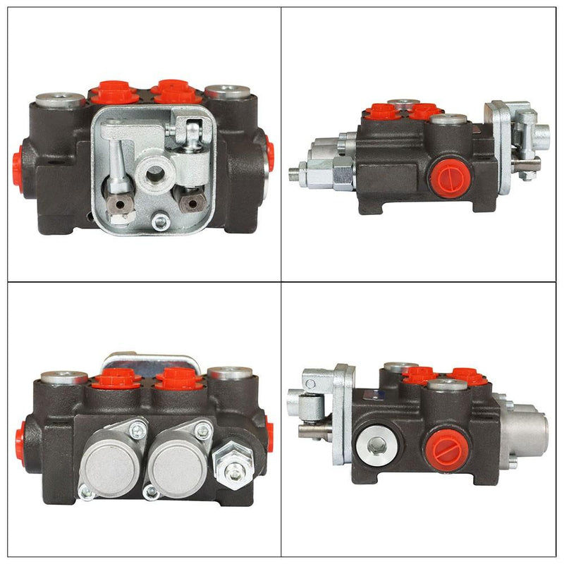 DURAFORCE Hydraulic Control Valve 2 Spool 11GPM Double Acting Tractor Loader With Joystick
