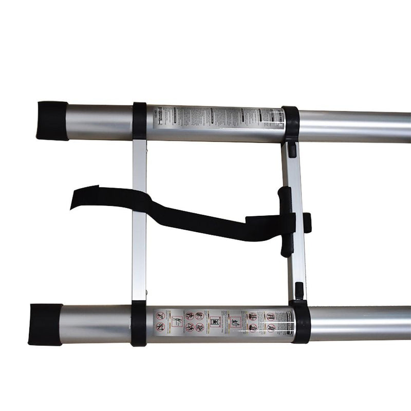 DURAFORCE 10.5FT Aluminum Extension Telescoping Heavy Duty Lightweight Step Ladder 330lbs
