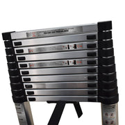 DURAFORCE 10.5FT Aluminum Extension Telescoping Heavy Duty Lightweight Step Ladder 330lbs