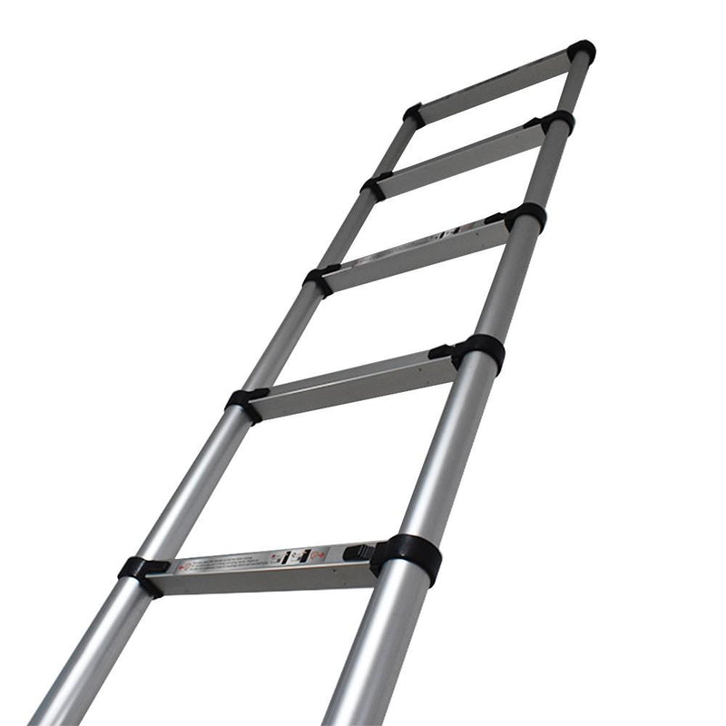 DURAFORCE 10.5FT Aluminum Extension Telescoping Heavy Duty Lightweight Step Ladder 330lbs