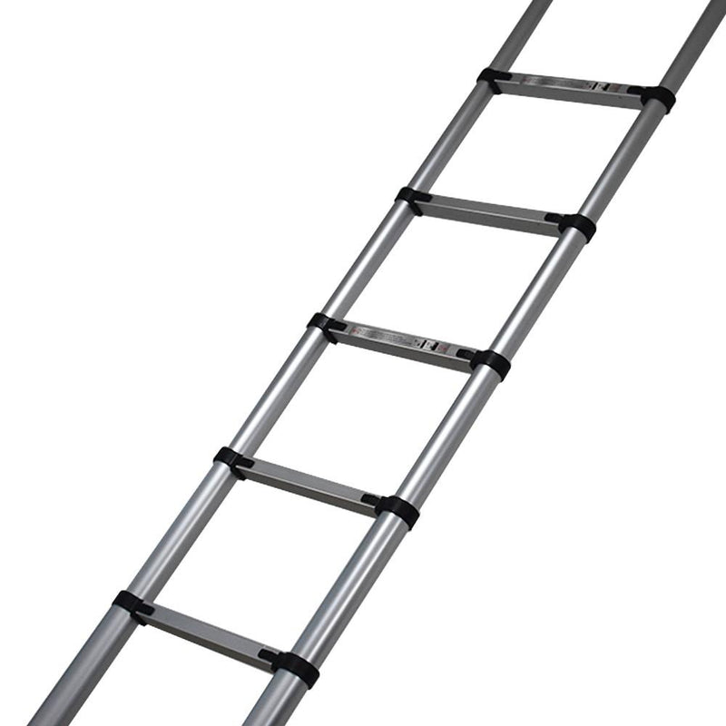 DURAFORCE 10.5FT Aluminum Extension Telescoping Heavy Duty Lightweight Step Ladder 330lbs