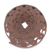 DURAFORCE 66FT 4" Brown Garden Landscape Edging No Dig Lawn Edging Border W/60 8-In Spikes