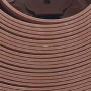 DURAFORCE 66FT 4" Brown Garden Landscape Edging No Dig Lawn Edging Border W/60 8-In Spikes