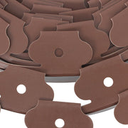 DURAFORCE 66FT 4" Brown Garden Landscape Edging No Dig Lawn Edging Border W/60 8-In Spikes