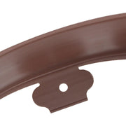DURAFORCE 66FT 4" Brown Garden Landscape Edging No Dig Lawn Edging Border W/60 8-In Spikes