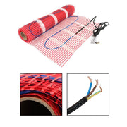 DURAFORCE 15 Sqft 120V Electric Radiant Floor Heating Mat Kit For Under Tile and Laminate