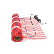 DURAFORCE 15 Sqft 120V Electric Radiant Floor Heating Mat Kit For Under Tile and Laminate